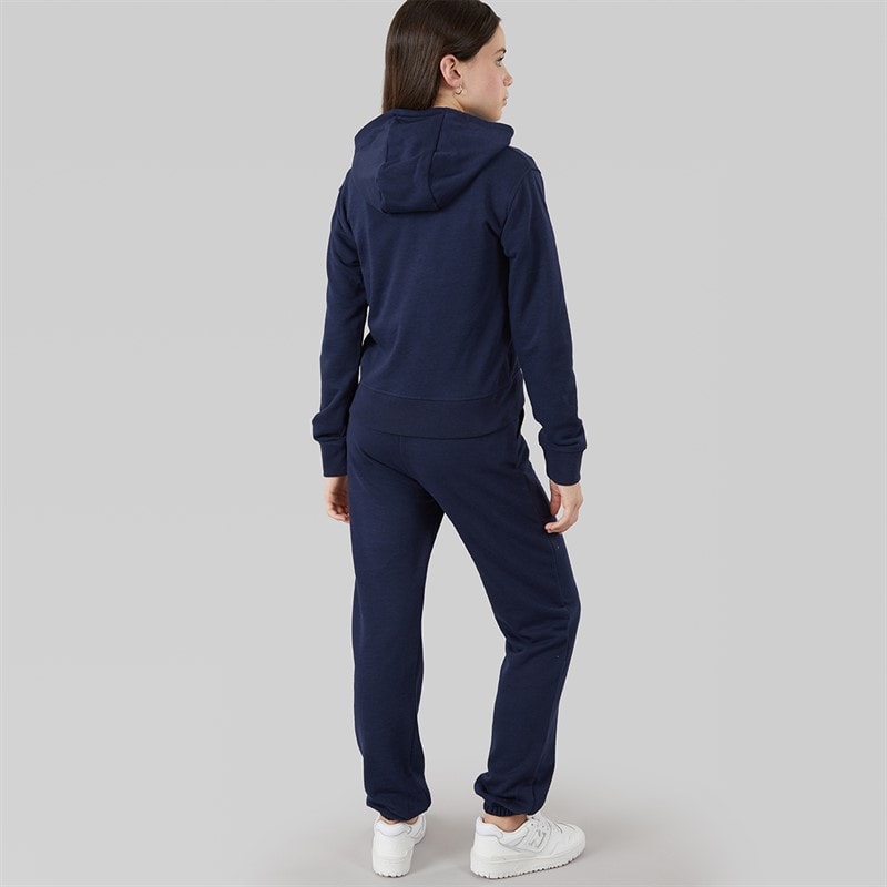 U.S. POLO ASSN. Girls Zip Hoodie And Relaxed Joggers Set Navy Iris - Image 2