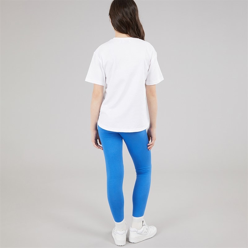 U.S. POLO ASSN. Girls Graphic Oversized T-Shirt And Leggings Set Strong Blue - Image 2