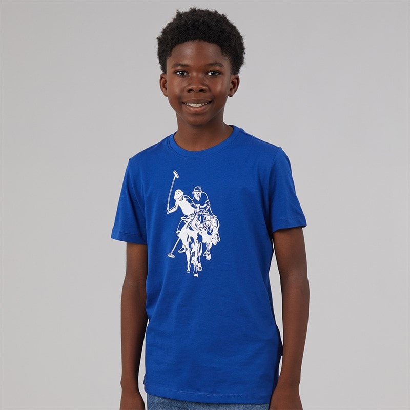 U.S. POLO ASSN. Boys Graphic T-Shirt Sodalite Blue