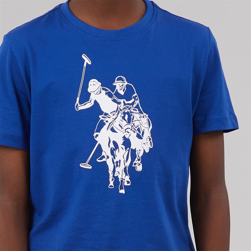 U.S. POLO ASSN. Boys Graphic T-Shirt Sodalite Blue - Image 3