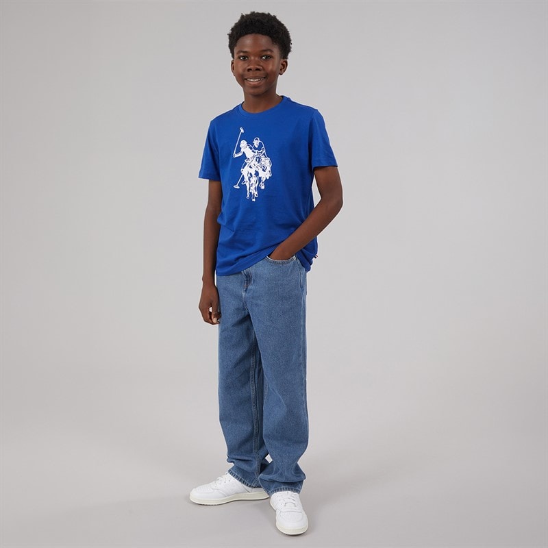 U.S. POLO ASSN. Boys Graphic T-Shirt Sodalite Blue - Image 4