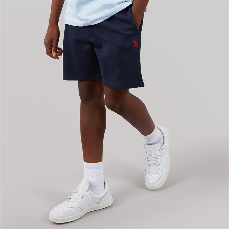 U.S. POLO ASSN. Boys Shorts Dark Sapphire Navy/Haute Red Dhm - Image 3