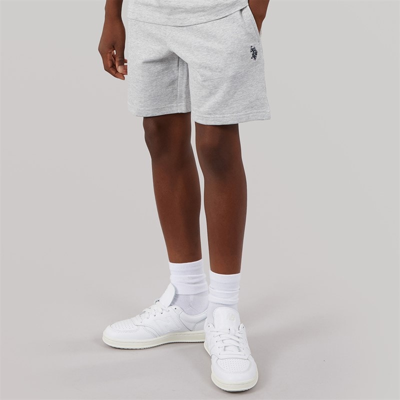 U.S. POLO ASSN. Boys Shorts Mid Grey Marl - Image 3