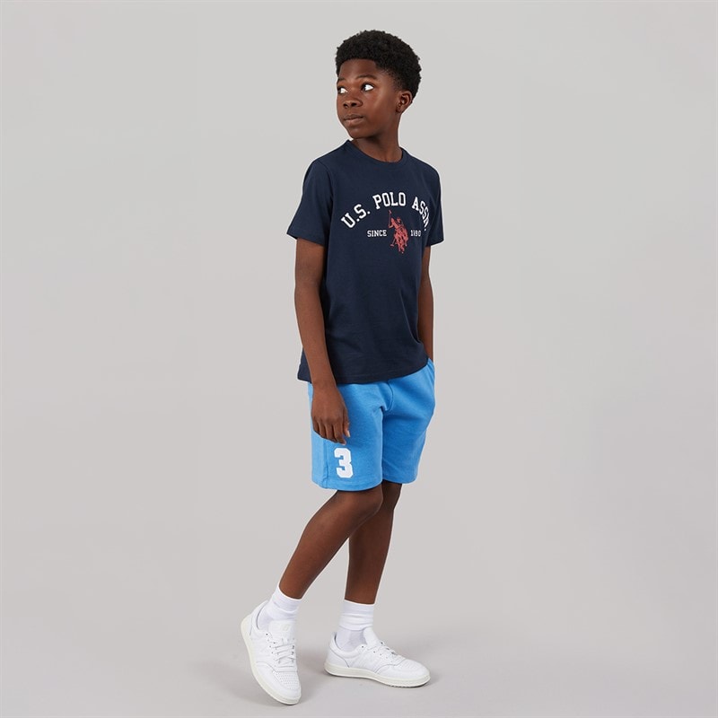 U.S. POLO ASSN. Boys Signature Arch T-Shirt Dark Sapphire Navy - Image 4