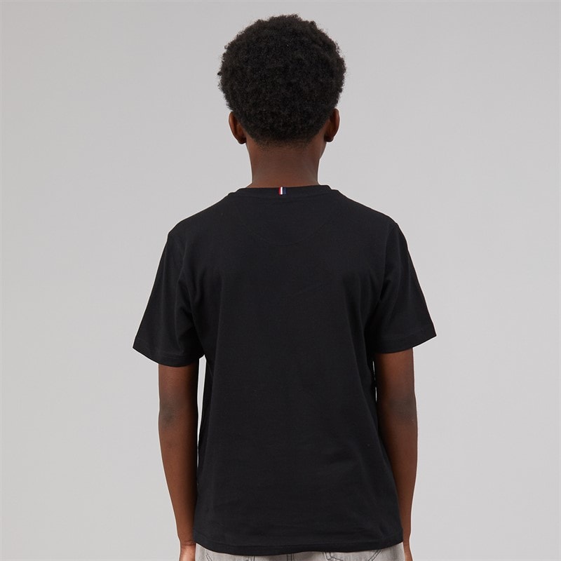 U.S. POLO ASSN. Boys T-Shirt Black/Bright White DHM Black Bright White Dhm - Image 2