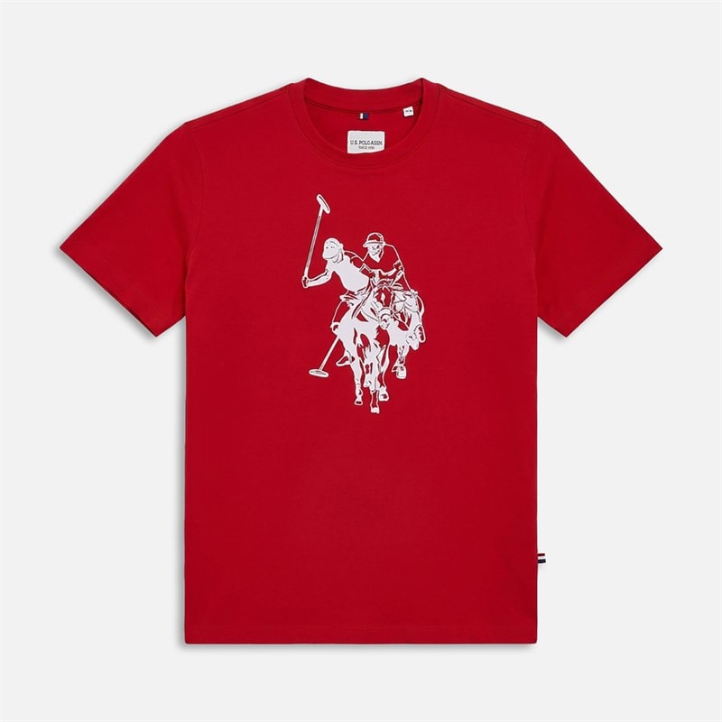 U.S. POLO ASSN. Boys DHM Graphic T-Shirt Haute Red