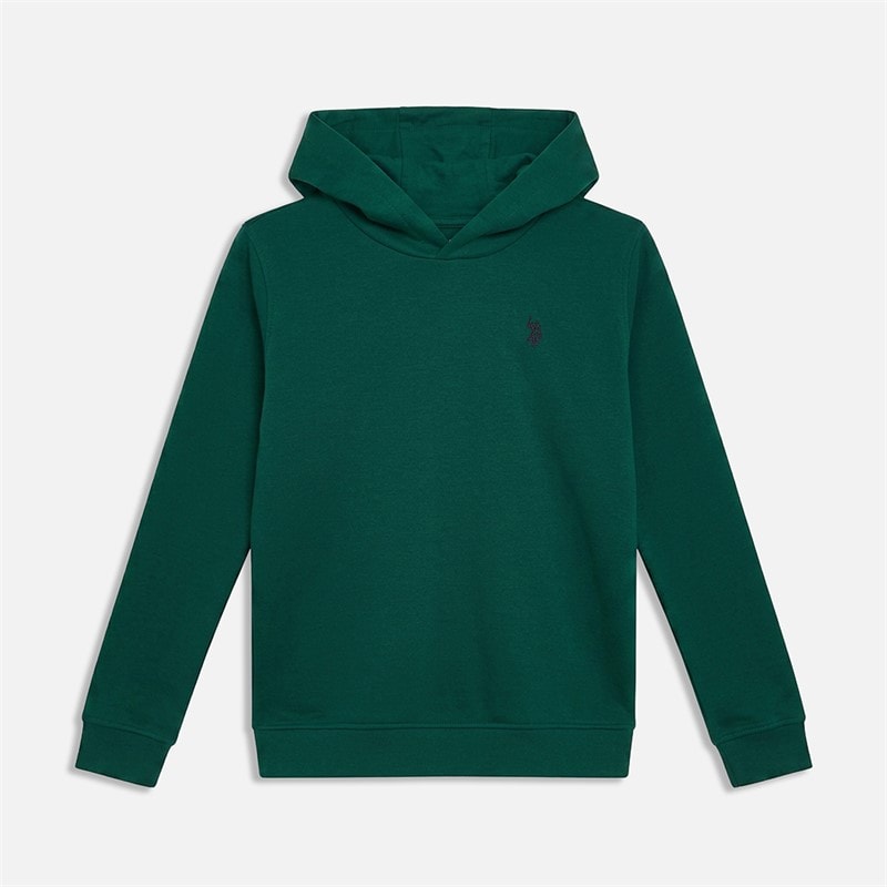 U.S. POLO ASSN. Boys DHM Hoodie And Joggers Tacksuit Rain Forest - Image 2