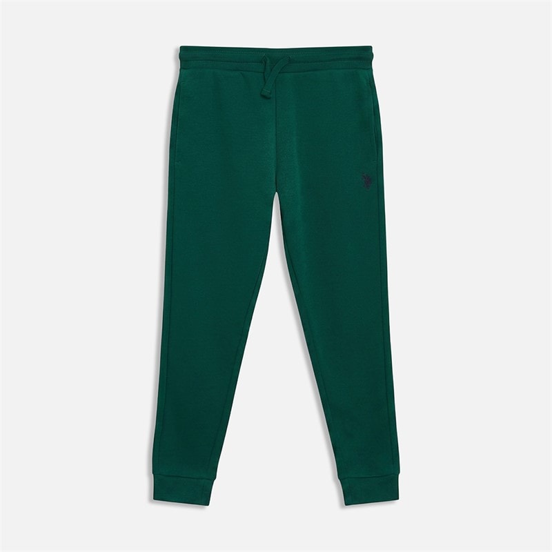 U.S. POLO ASSN. Boys DHM Hoodie And Joggers Tacksuit Rain Forest - Image 3
