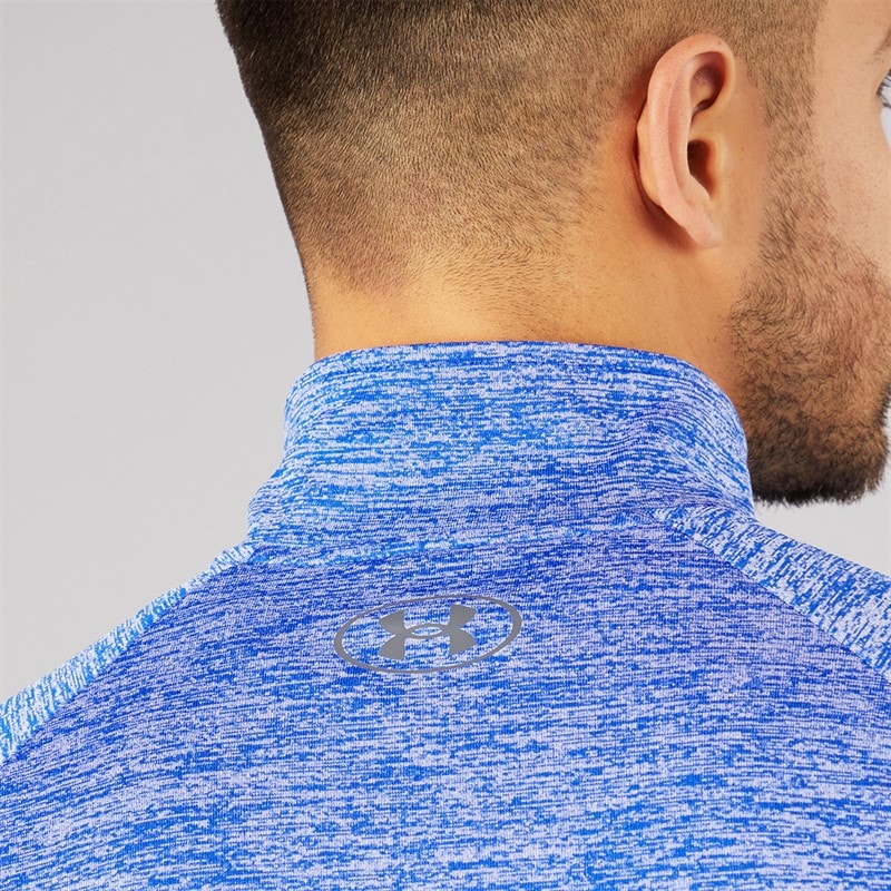 Under Armour Mens UA Tech 2.0 1/2 Zip Top Royal/Graphite - Image 5