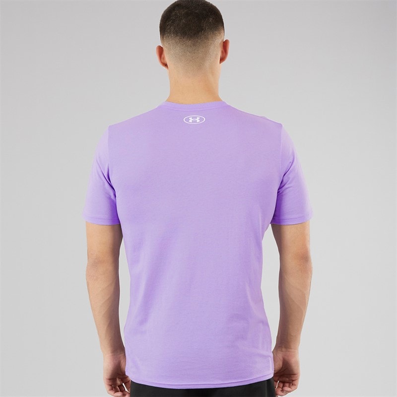 Under Armour Mens UA Sportstyle Left Chest Short Sleeve T-Shirt Transparent/Distant Grey - Image 2