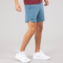 Under Armour Mens UA Vanish Woven 6 Inch Shorts Boundless Blue/Ultimate Black