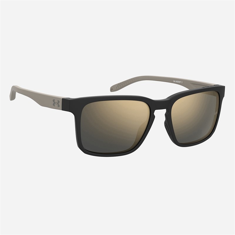 Under Armour Mens Sunglasses Matte Black Beige - Image 3
