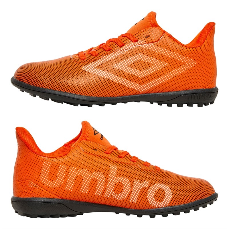 Umbro Junior Velocita Matrix 1.0 TF Astro Football Boots Dragon Fire/White/Black - Image 1