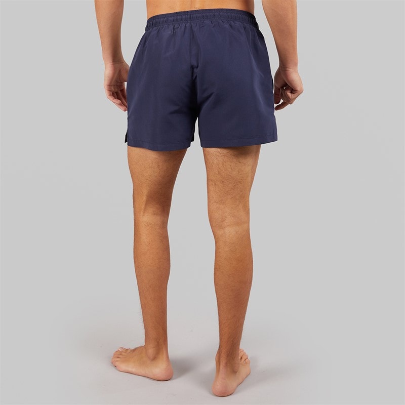 Umbro Mens Olympico Swim Shorts Dark Navy/Vermillion/White - Image 2