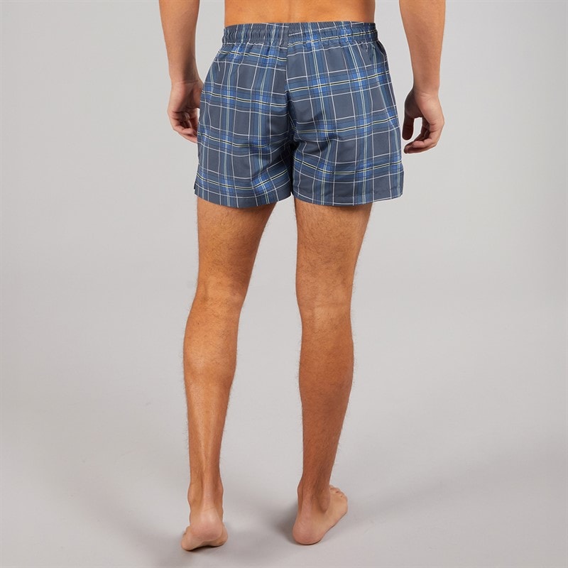 Umbro Mens Tartan Swim Shorts Multi - Image 2