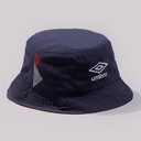 Umbro Mens Olympico Bucket Hat Dark Navy/Vermillion/White