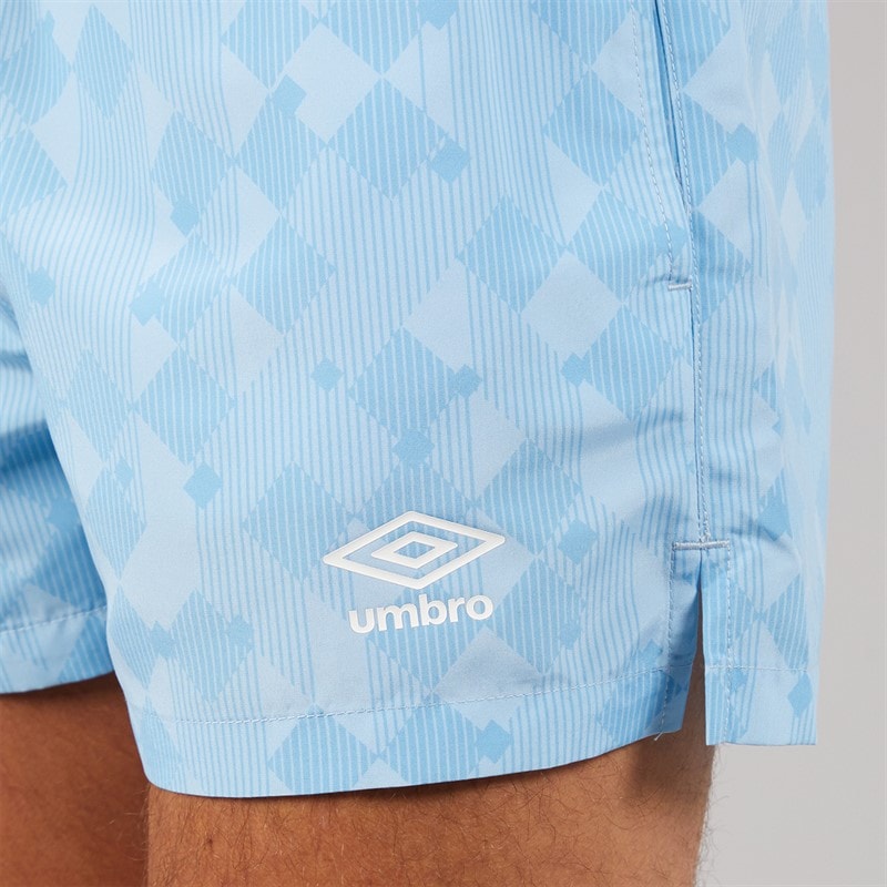 Umbro Mens Copa Swim Shorts Cool Blue - Image 3
