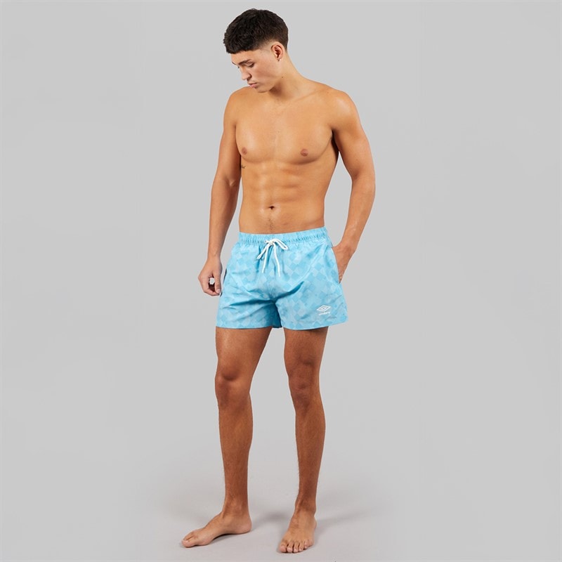 Umbro Mens Copa Swim Shorts Cool Blue - Image 4