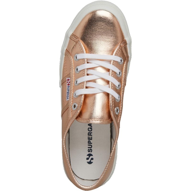 Superga Womens 2750 COTMETU Pumps Rose Gold - Image 4