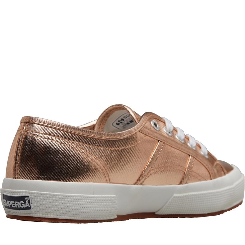 Superga Womens 2750 COTMETU Pumps Rose Gold - Image 5