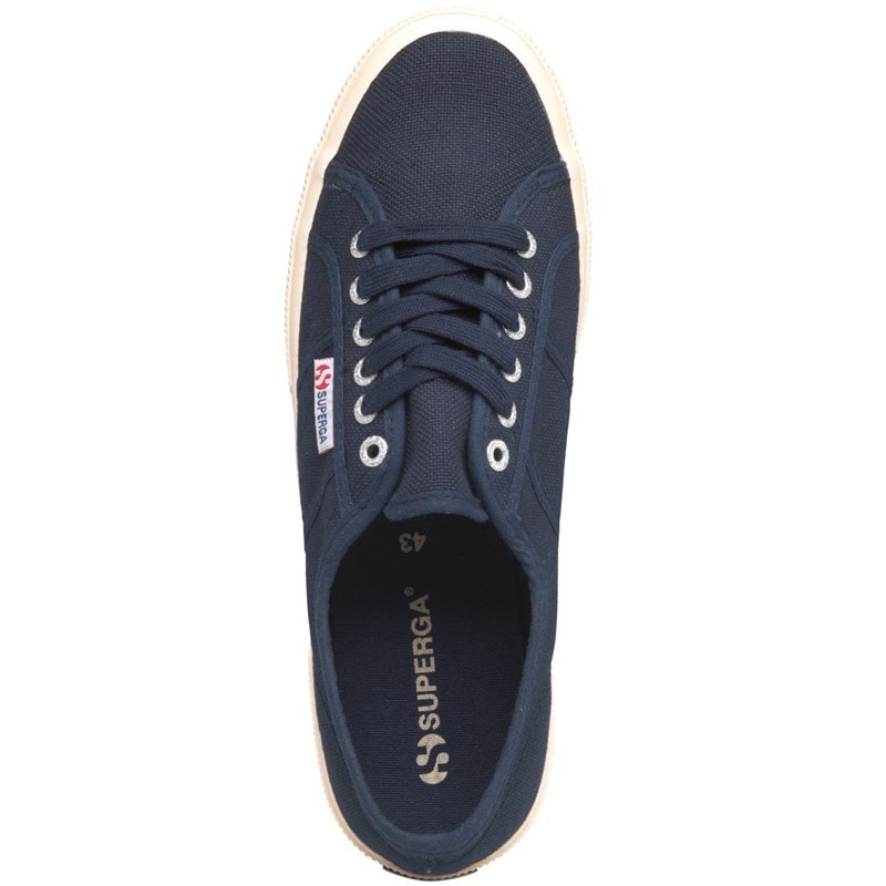 Superga 2750 Cotu Classic Canvas Pumps Navy/White - Image 4