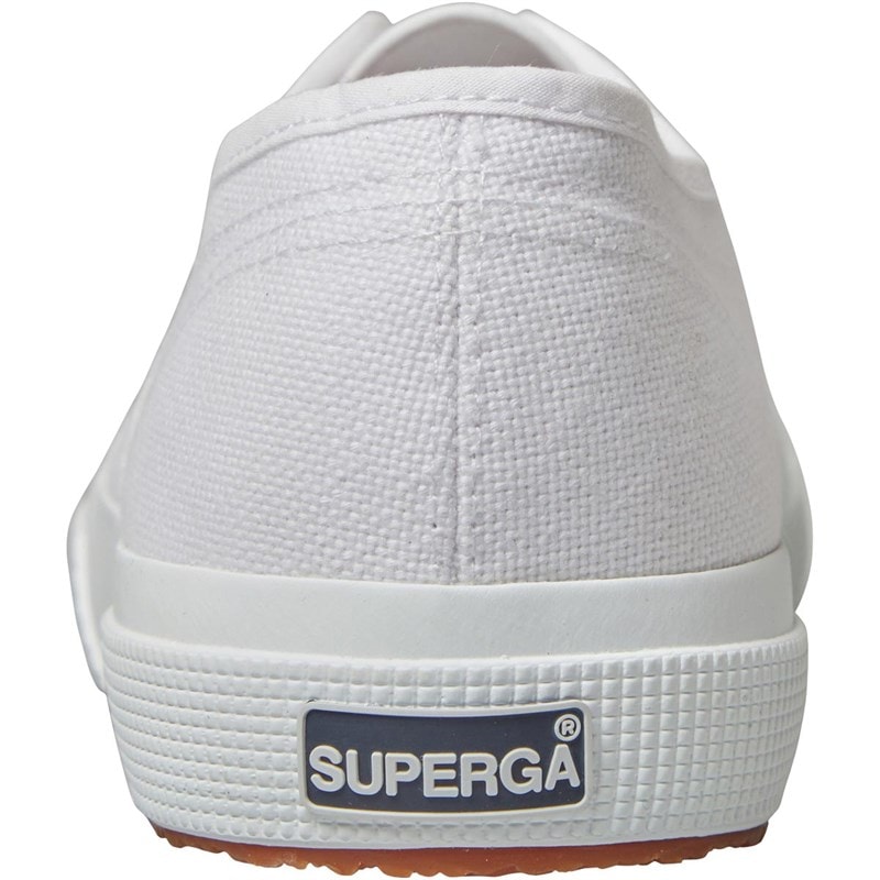 Superga 2750 COTU Canvas Pumps White Pale Gold - Image 3