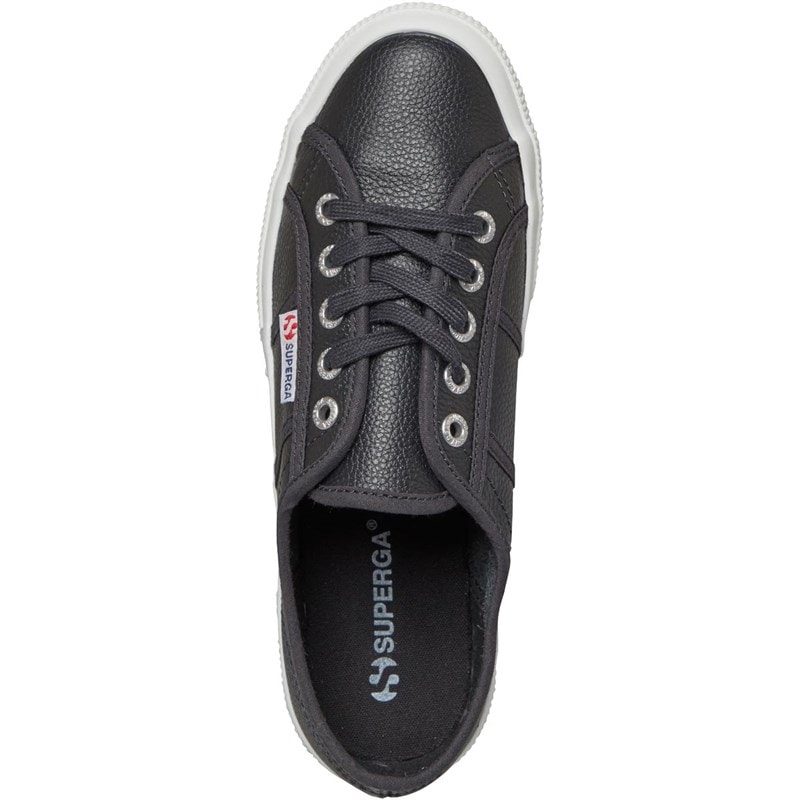 Superga Womens 2750 EFGLU Pumps Trainers Black/White - Image 4