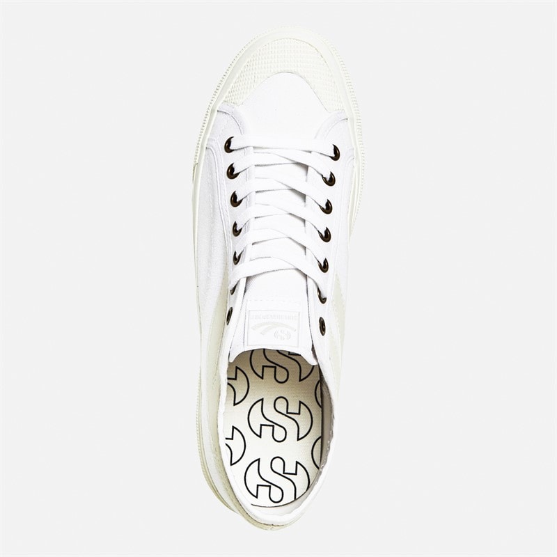 Superga 2750 Panatta 3.0 Canvas Trainers White/White Avorio - Image 4