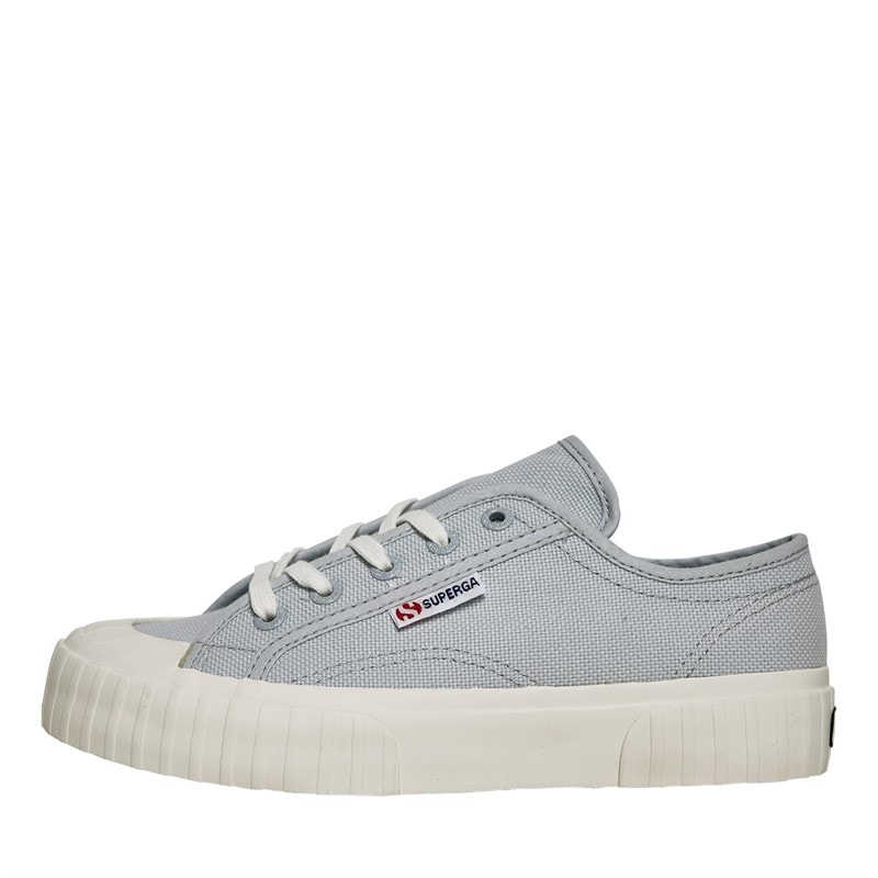 Superga Womens 2630 Cotu Canvas Trainers Lilac Grey/Avorio - Image 1