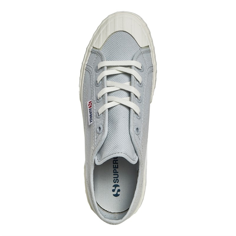 Superga Womens 2630 Cotu Canvas Trainers Lilac Grey/Avorio - Image 4