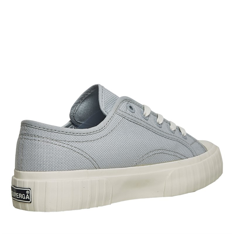 Superga Womens 2630 Cotu Canvas Trainers Lilac Grey/Avorio - Image 5