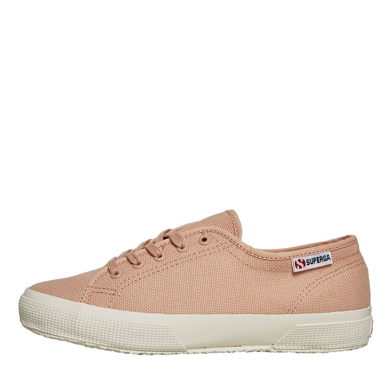 Superga Womens 2725 Nude Canvas Trainers Pink Blush/Avorio Nude - Image 1