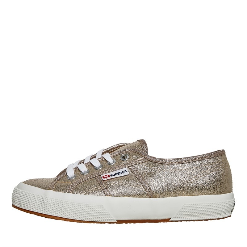 Superga Womens 2750 Lamew Trainers Light Gold - Image 2
