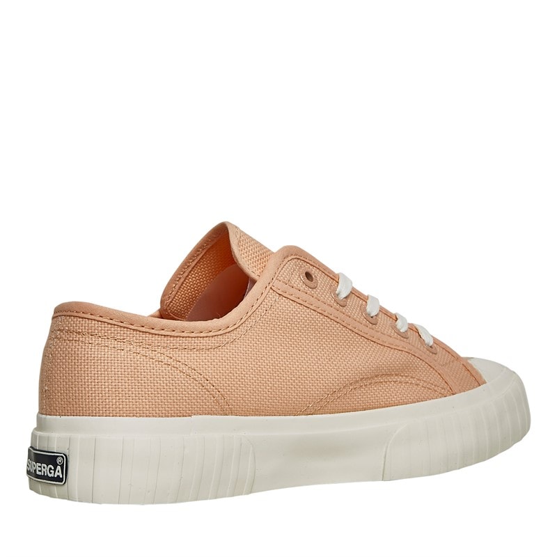 Superga Womens 2630 Cotu Canvas Trainers Pink Peach/Avorio - Image 5