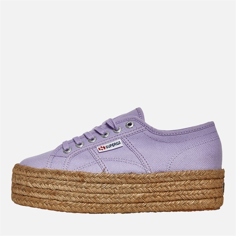 Superga Womens 2790 Rope Canvas Trainers Violet Lilla - Image 1