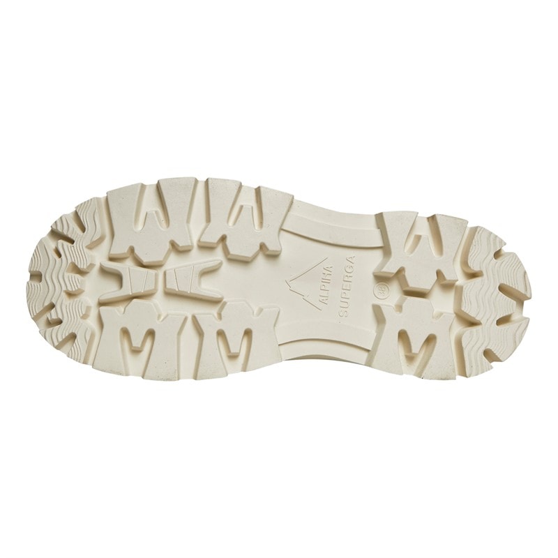 Superga Womens 3051 Alpina Apex Vegan Material Boots Total Beige Natural - Image 2