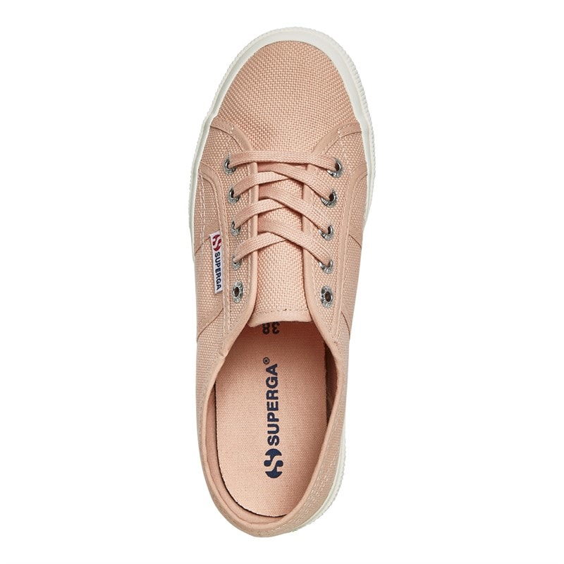 Superga Womens 2750 Cotu Classic Canvas Trainers Pink Blush/ Avorio - Image 4
