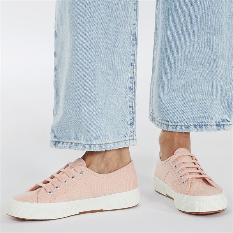 Superga Womens 2750 Cotu Classic Canvas Trainers Pink Blush/ Avorio - Image 5