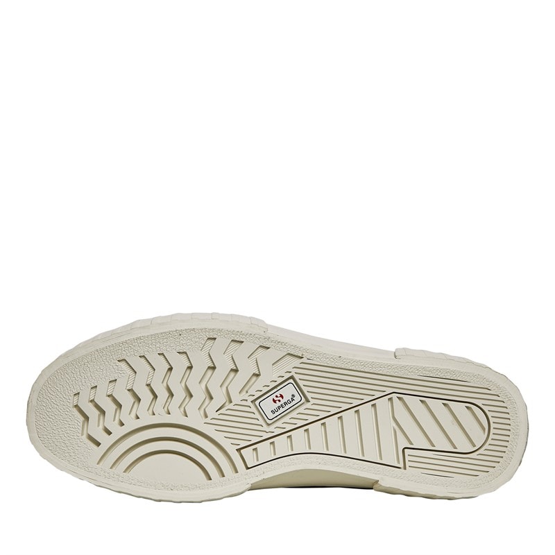 Superga Womens 2630 Stripe Webbing Canvas Trainers Black Bristol/Avorio - Image 2