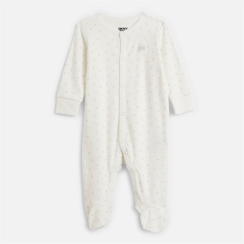 DKNY Jeans Infant Three Piece Babygrow Gift Set Multi - Image 3