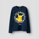 Pokemon Boys Vorsic Long Sleeve T-Shirt Navy Blazer