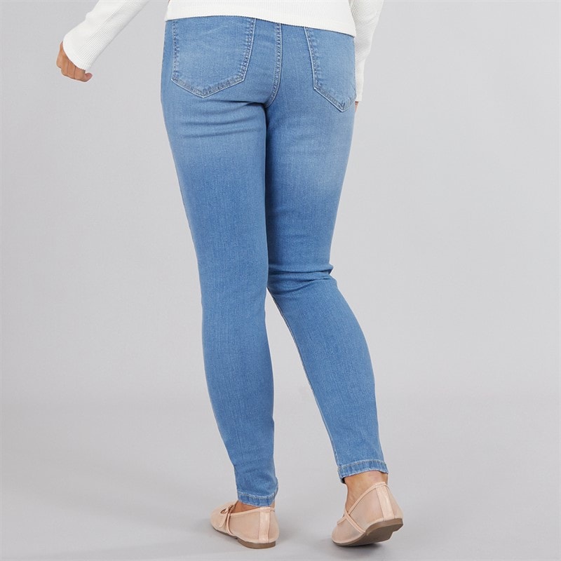 Vero Moda Womens Sof High Rise Skinny Jeans Light Blue Denim - Image 2
