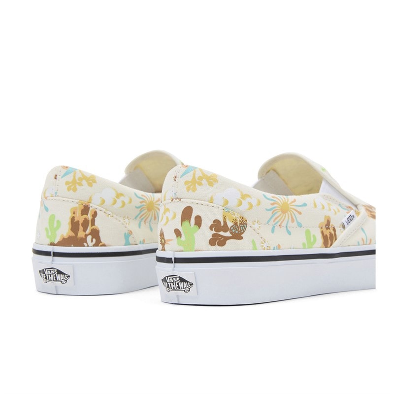 Vans Classic Slip-On Trainers Marshmallow/True White - Image 3