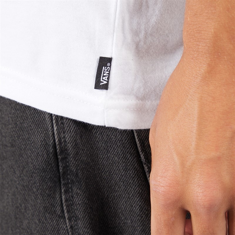 Vans Mens Three Pack Basic T-Shirts White - Image 3