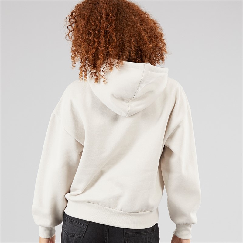 Vans Womens Down The Rabbit Hole Graphic Hoodie Taupe Mist - Image 2