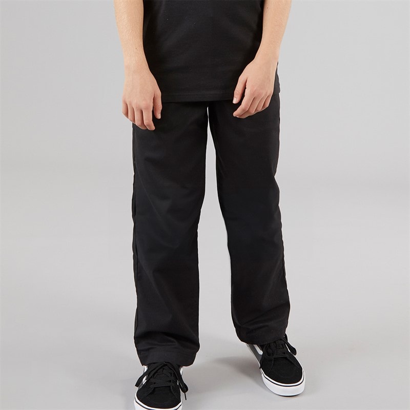 Vans Junior Boys Authentic Loose Chinos Black - Image 1