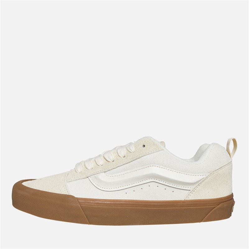 Vans Mens Knu Skool Trainers Marshmallow/Light Gum - Image 1