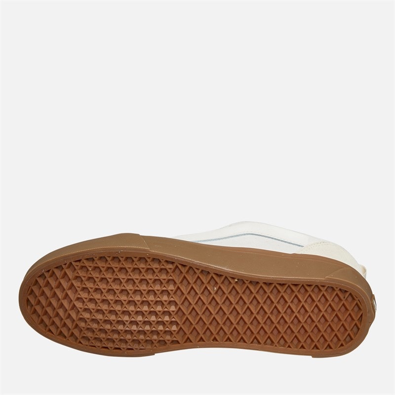 Vans Mens Knu Skool Trainers Marshmallow/Light Gum - Image 2