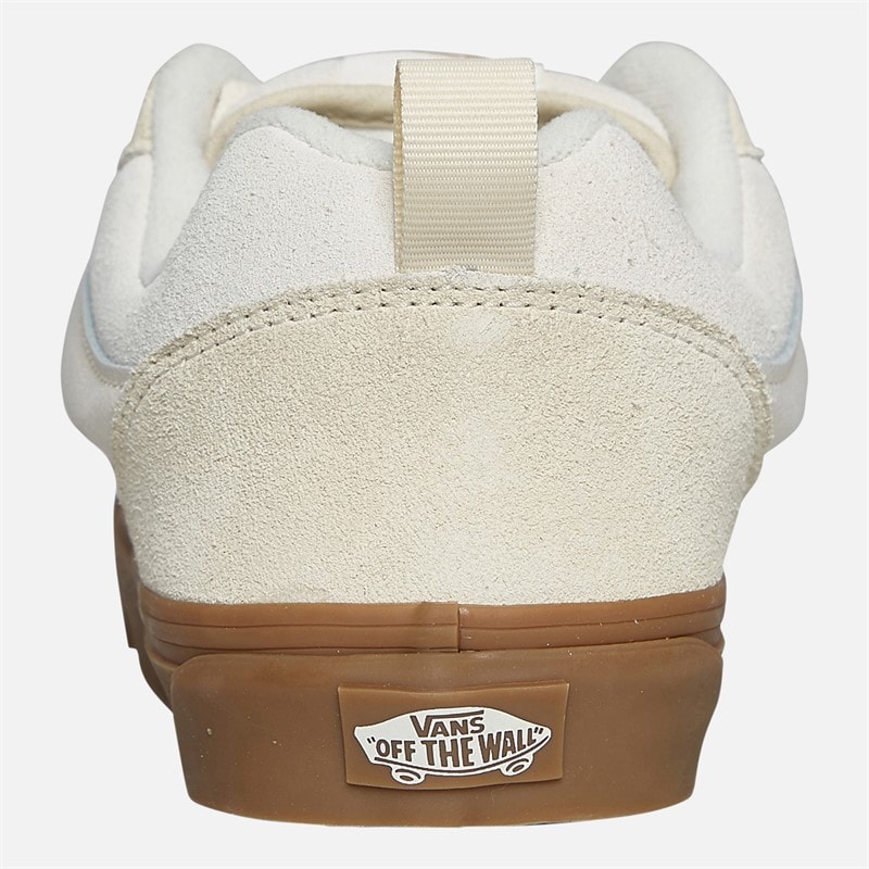 Vans Mens Knu Skool Trainers Marshmallow/Light Gum - Image 3
