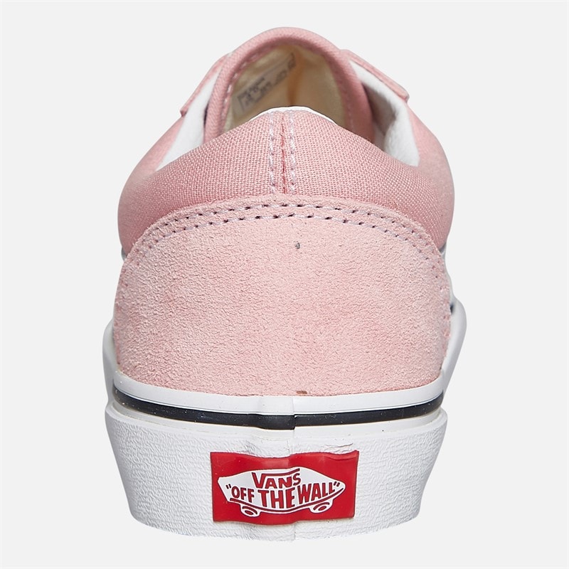Vans Junior Girls Old Skool Trainers Powder Pink/True White - Image 3